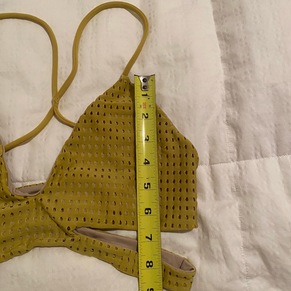 Acacia swimwear Yellow Eyelet Bikini Set - Picture 8 of 10